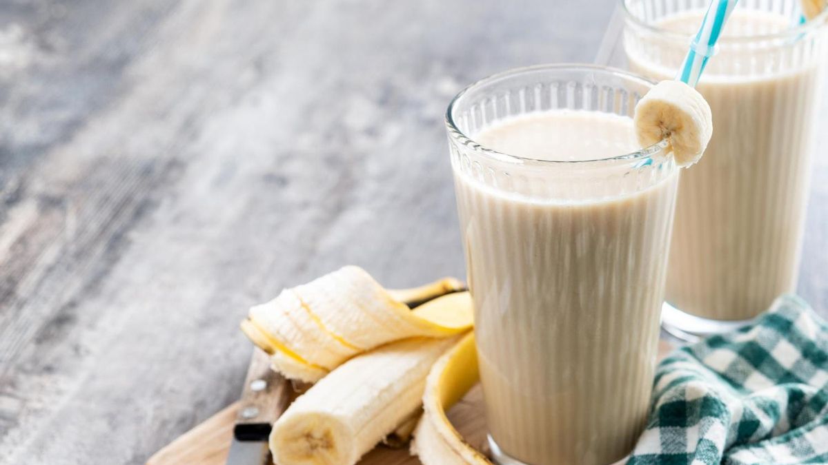 Batido de plátano y canela