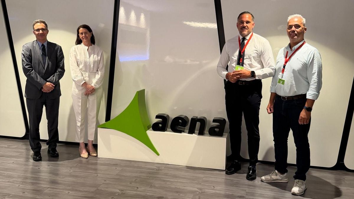 Kilian Sánchez valora las mejoras logradas para el aeropuerto de La Palma y traslada a Aena nuevos avances