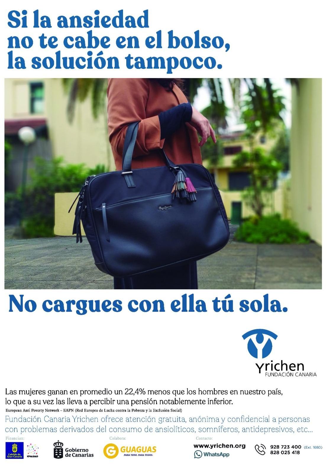 Campaña de Yrichen para visibilizar las adicciones invisibilizadas que sufren las mujeres.