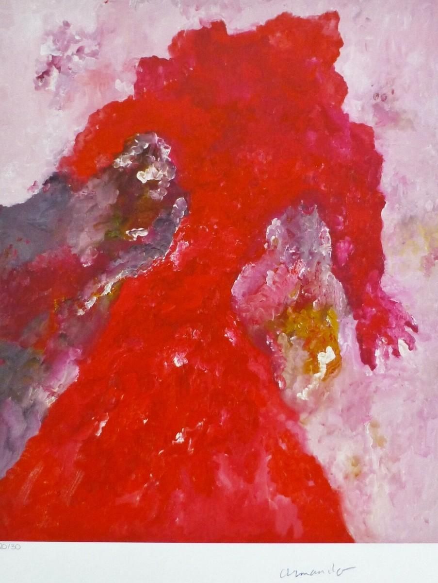 Vestido rojo, cuadro de Armando, 2026
