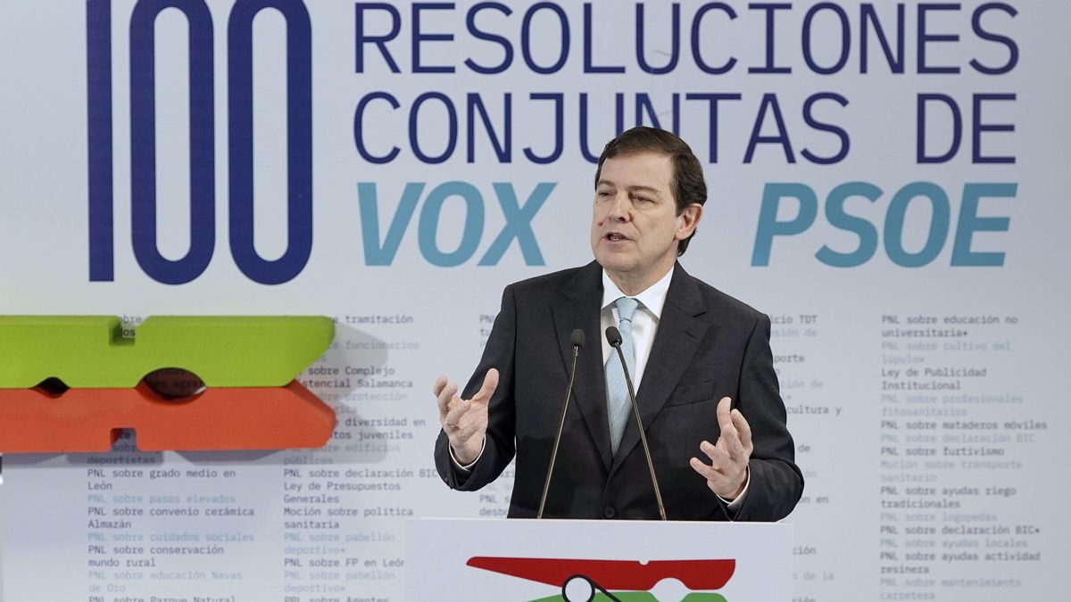 Mañueco insiste en un "compromiso de 4 años" si tiene que pactar para poder gobernar y arremete contra la pinza PSOE-Vox
