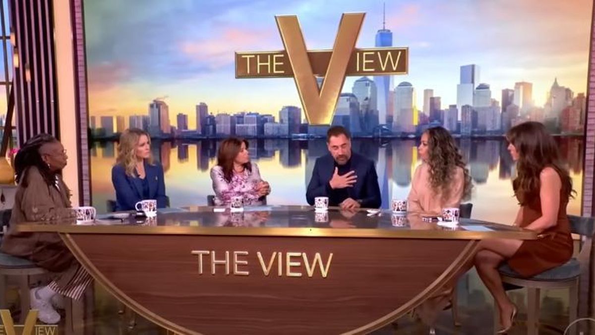 Javier Bardem en The View.