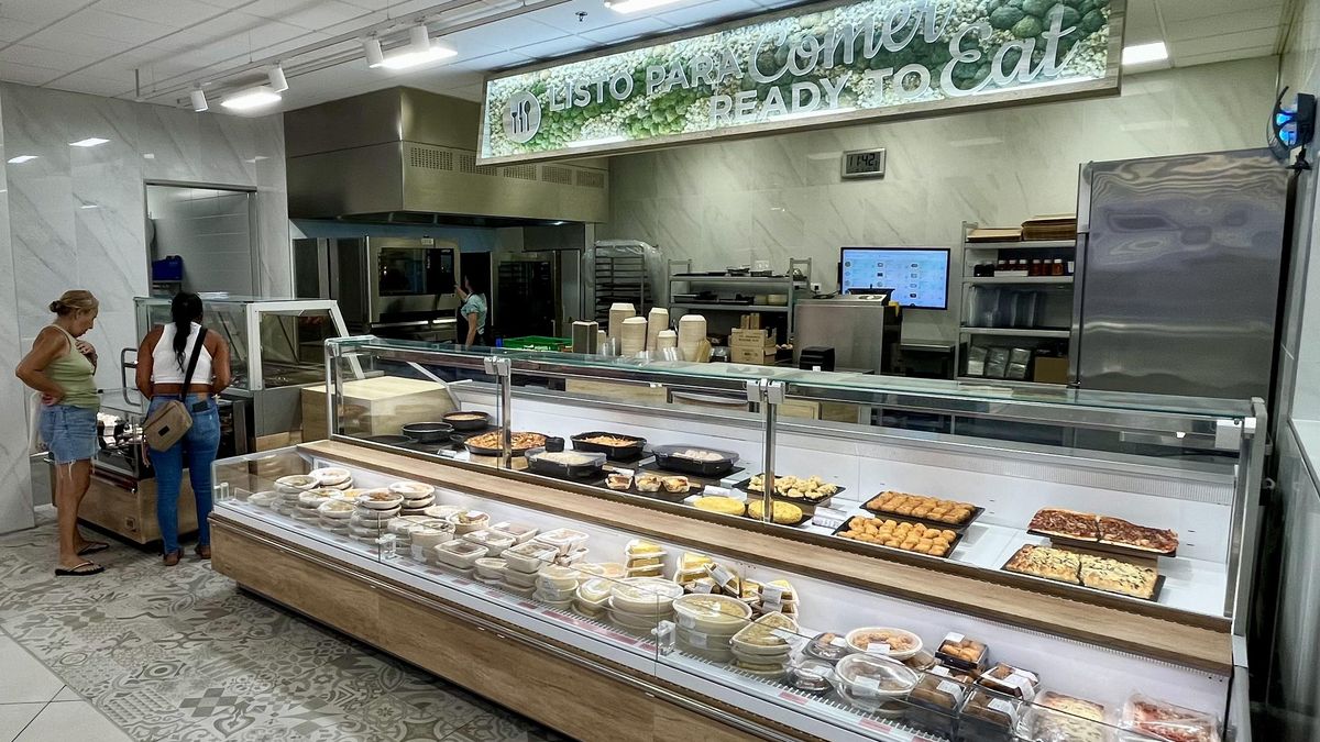 Sección de Listo para Comer en el Mercadona de Puerto del Carmen.