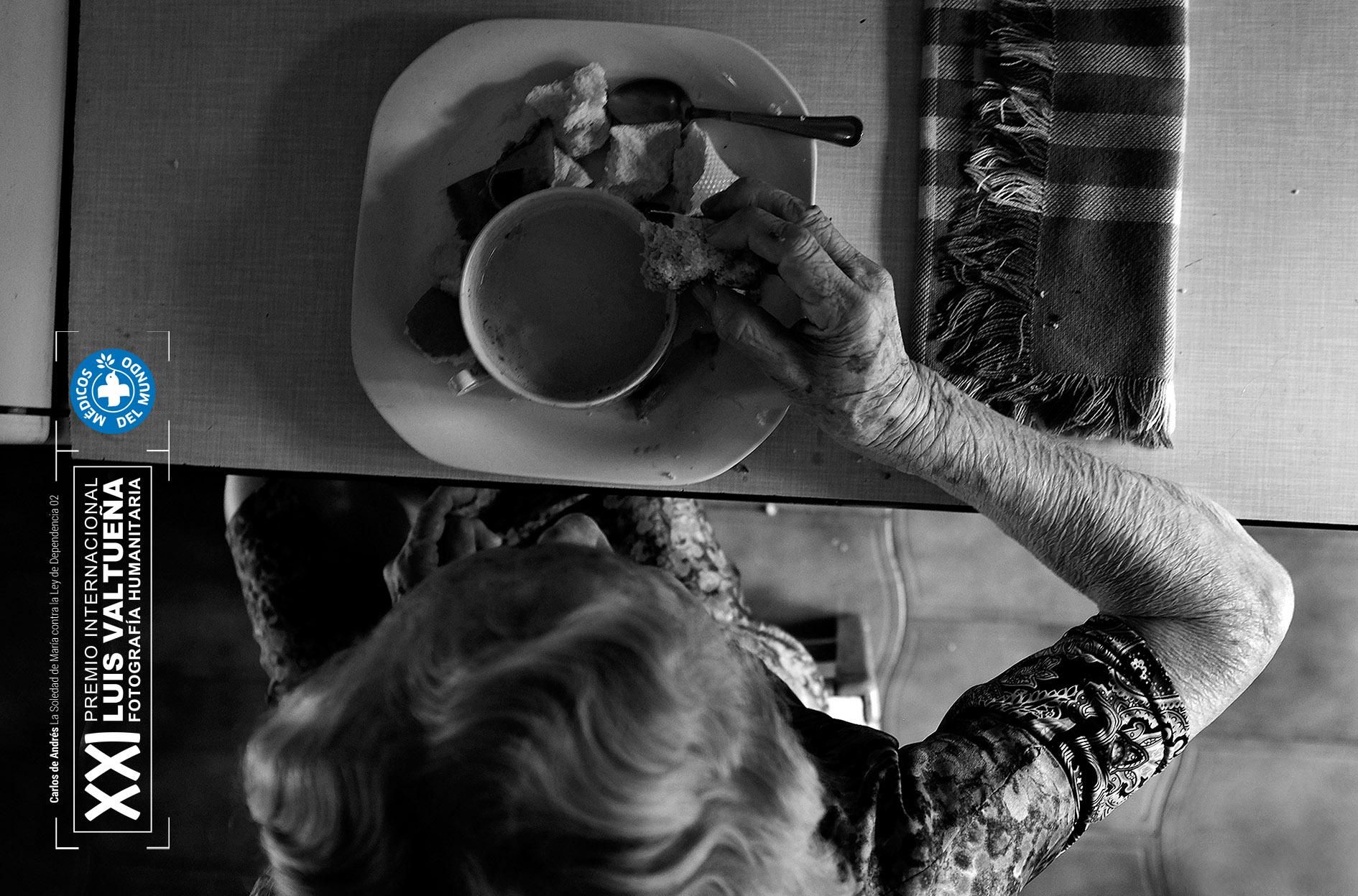 Desayuno en la cocina. Foto: Carlos de Andrés. Ganador del XXI Premio Internacional de Fotografía Humanitaria Luis Valtueña de Médicos del Mundo. 2017-2018
