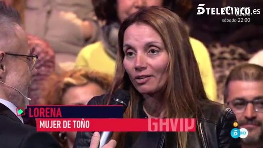 Lorena, la mujer de Toño Sanchís