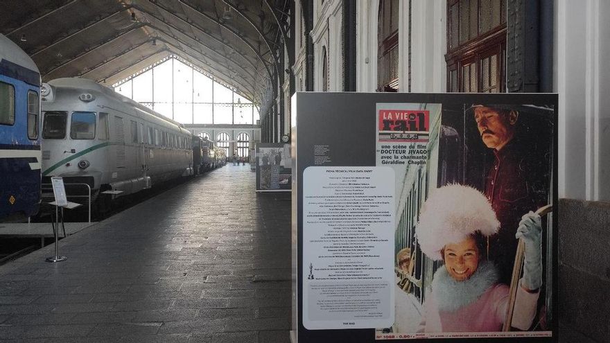 Una exposición en el Museo del Ferrocarril recuerda el rodaje de 'Doctor Zhivago' entre fotos, música y reliquias