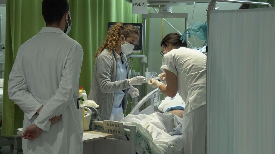 Unidad de Cuidados Intensivos del Hospital Valdecilla.