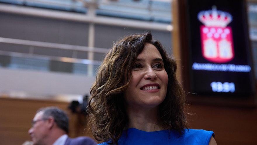 La presidenta de la Comunidad de Madrid, Isabel Díaz Ayuso