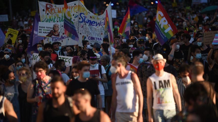 El Orgullo Crítico no renuncia a la calle y se manifiesta para reivindicar "todas las disidencias" y el fin de la LGTBIfobia