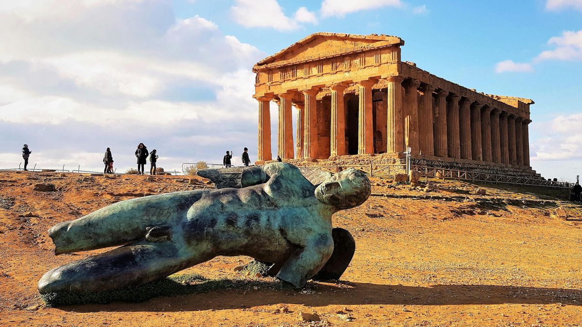 Las espectaculares ruinas de Agrigento, en Sicilia.