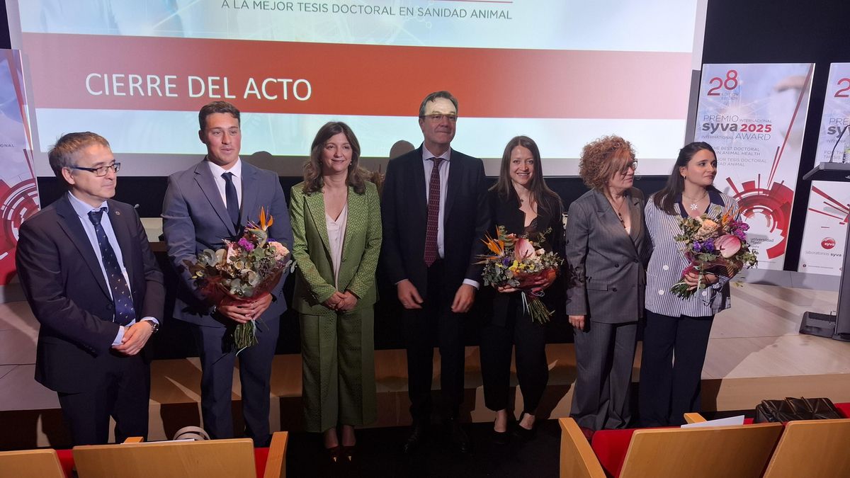 Los galardonados de esta última edición de los Premios Syva en León.