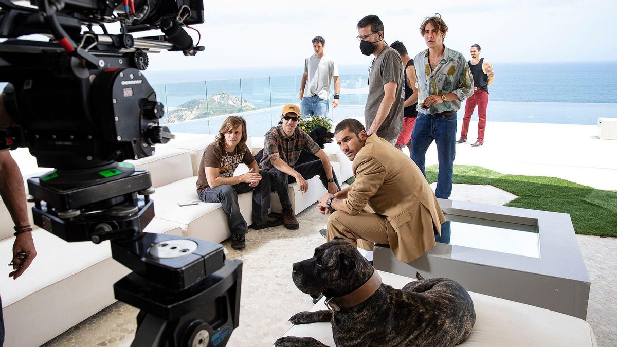 Un momento del rodaje de 'El inmortal'.