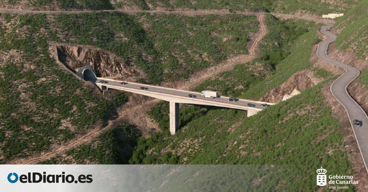 El Gobierno canario comenzará en noviembre a construir uno de los dos viaductos que unirán Agaete-La Aldea