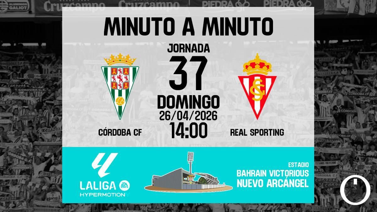 Minuto a minuto: Córdoba CF - Real Sporting