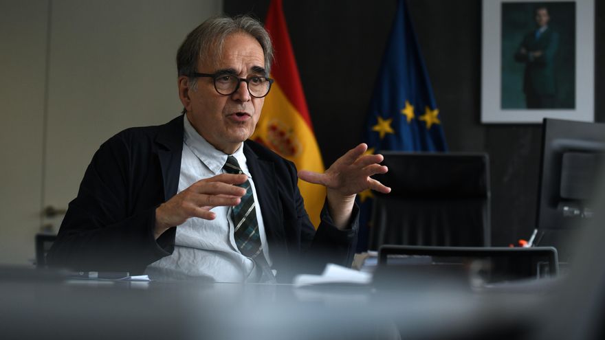 El ministro Subirats, en una entrevista reciente.
