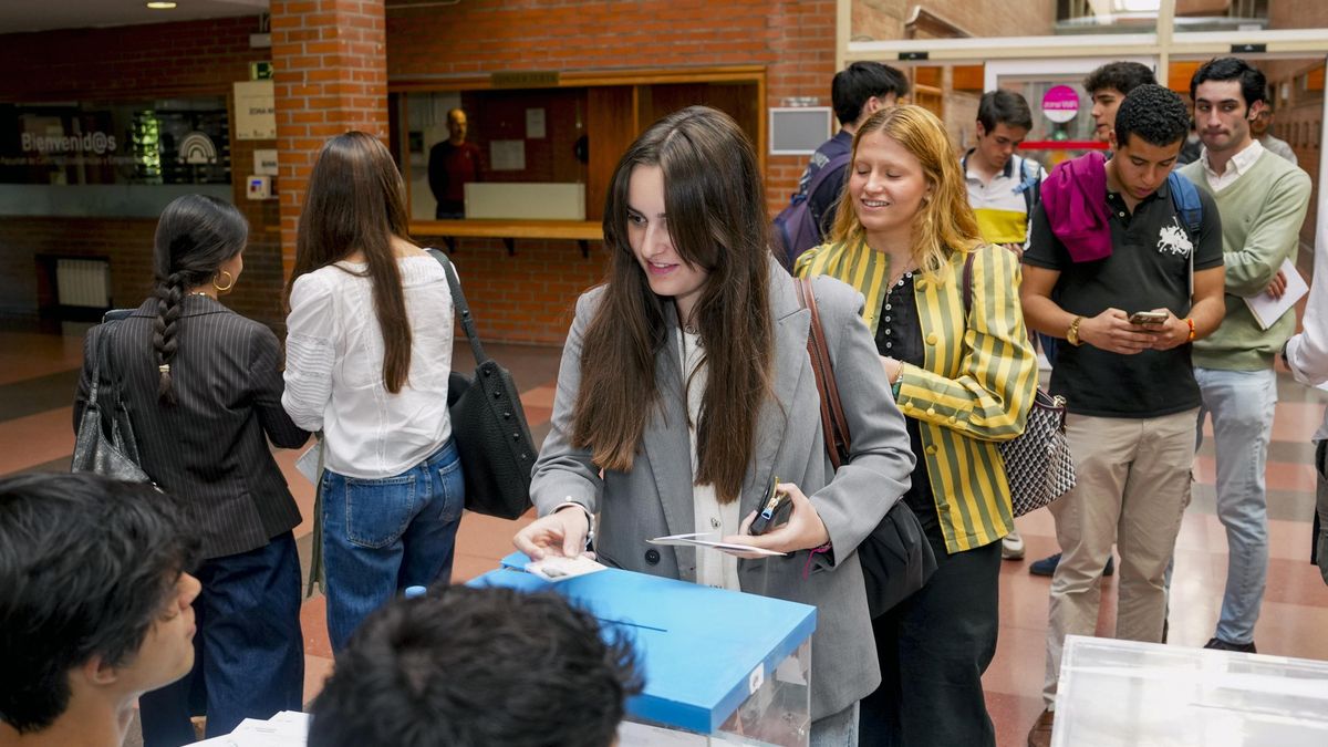 Ambiente en las elecciones al rectorado de la UVa.