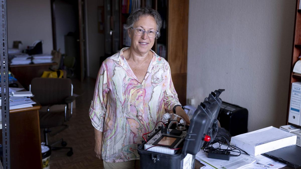 Candelaria Martín, investigadora del departamento de Biología Animal, Edafología y Geología de la Universidad de La Laguna.