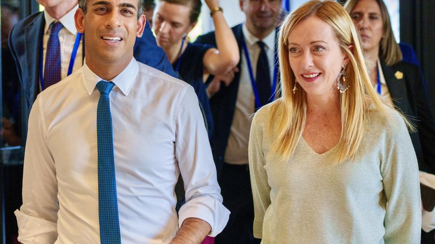 Meloni y Sunak publican una carta conjunta contra los desembarcos de migrantes