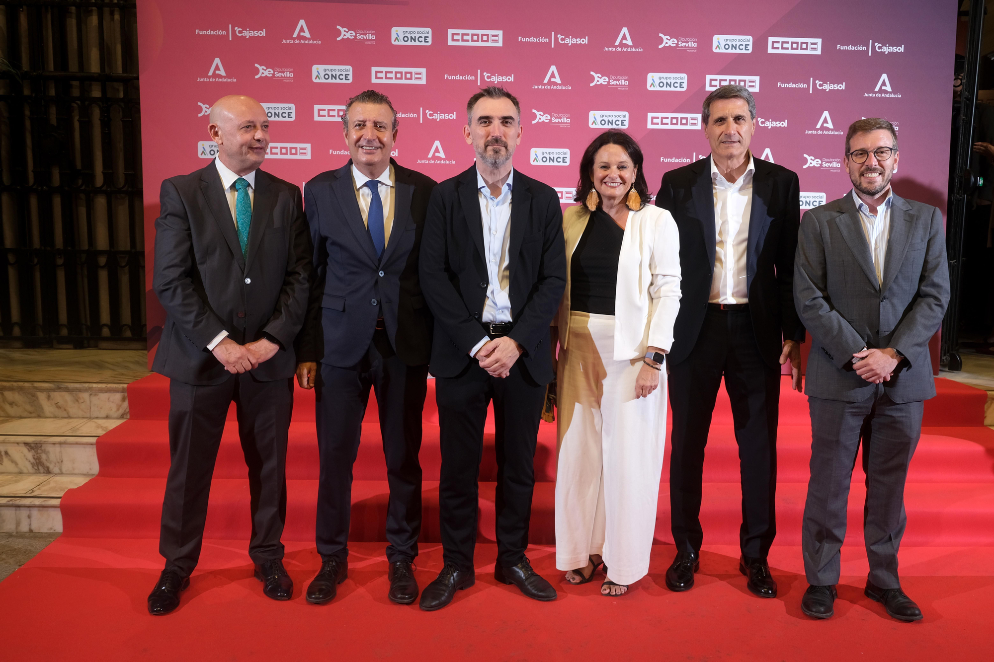 La alcaldesa de Espartinas (Sevilla), Cristina Los Arcos, con diversos asistentes