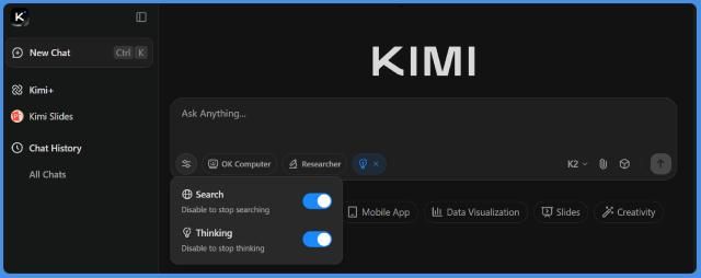 Imagen del portal de Kimi