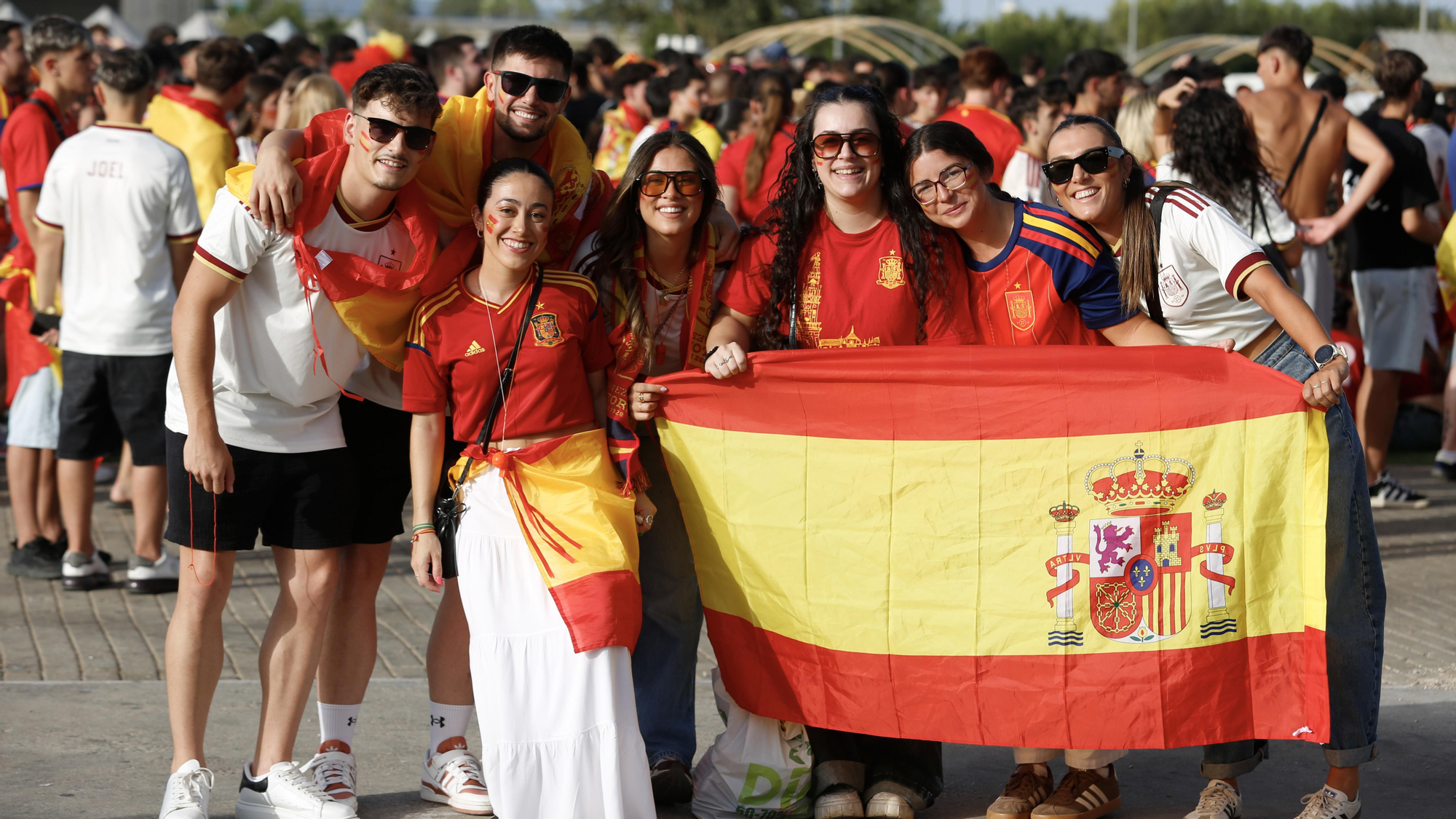 Afición de la selección española en el Córdoba Live