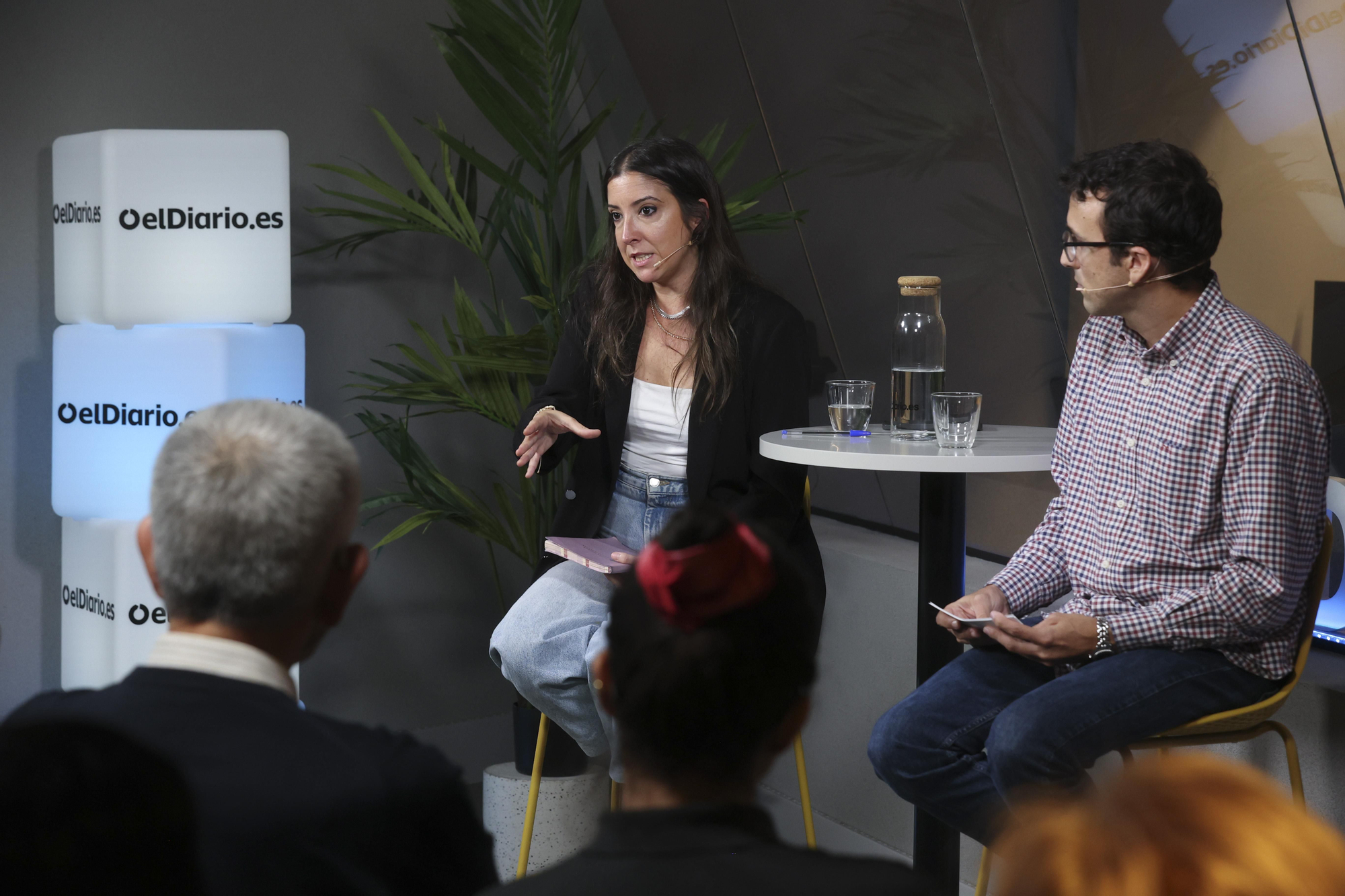 En la redacción con Gabriela Sánchez, en imágenes