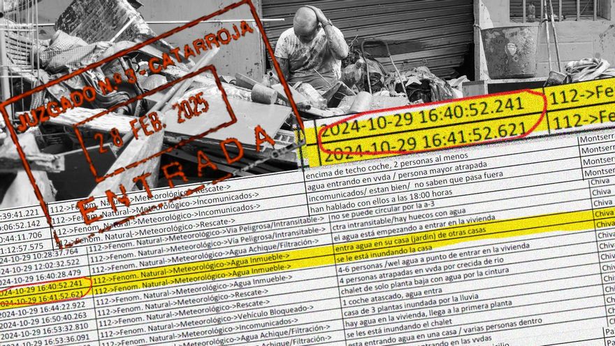 El 112 de la Generalitat empezó a recibir llamadas sobre el desbordamiento del barranco de Poyo a partir de las 16.40