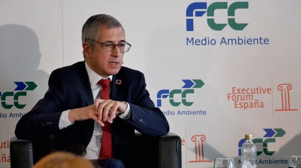 El secretario de Estado de Medio Ambiente, Hugo Morán, en un evento de Executive Forum.
