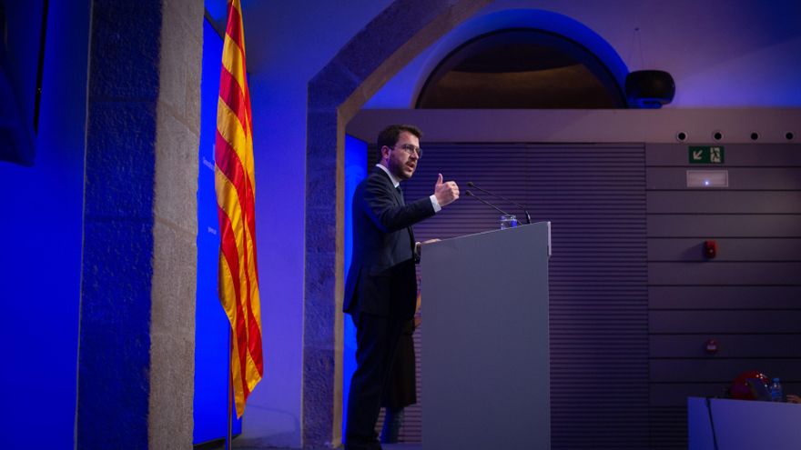 Aragonès niega que los indultos debiliten al independentismo: "Solo nos desarma la voluntad de la ciudadanía"