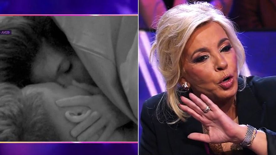 La reacción de Carmen Borrego al beso de su hijo con María en 'GH Dúo': "Me da pudor verlo"