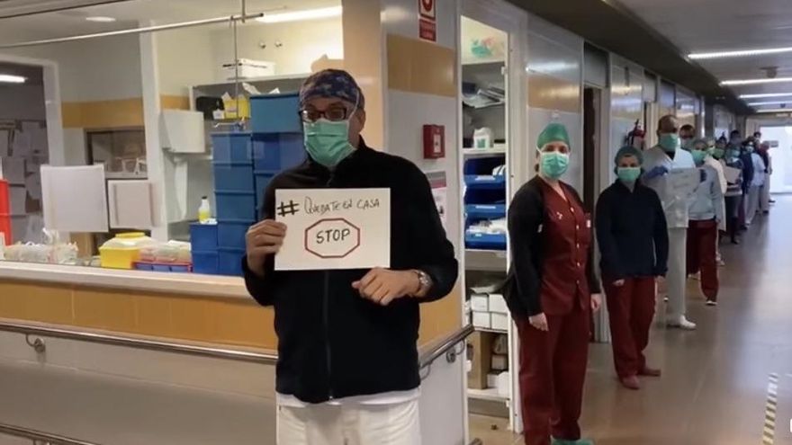 Personal del Servicio de Urgencias del Hospital General de La Palma.