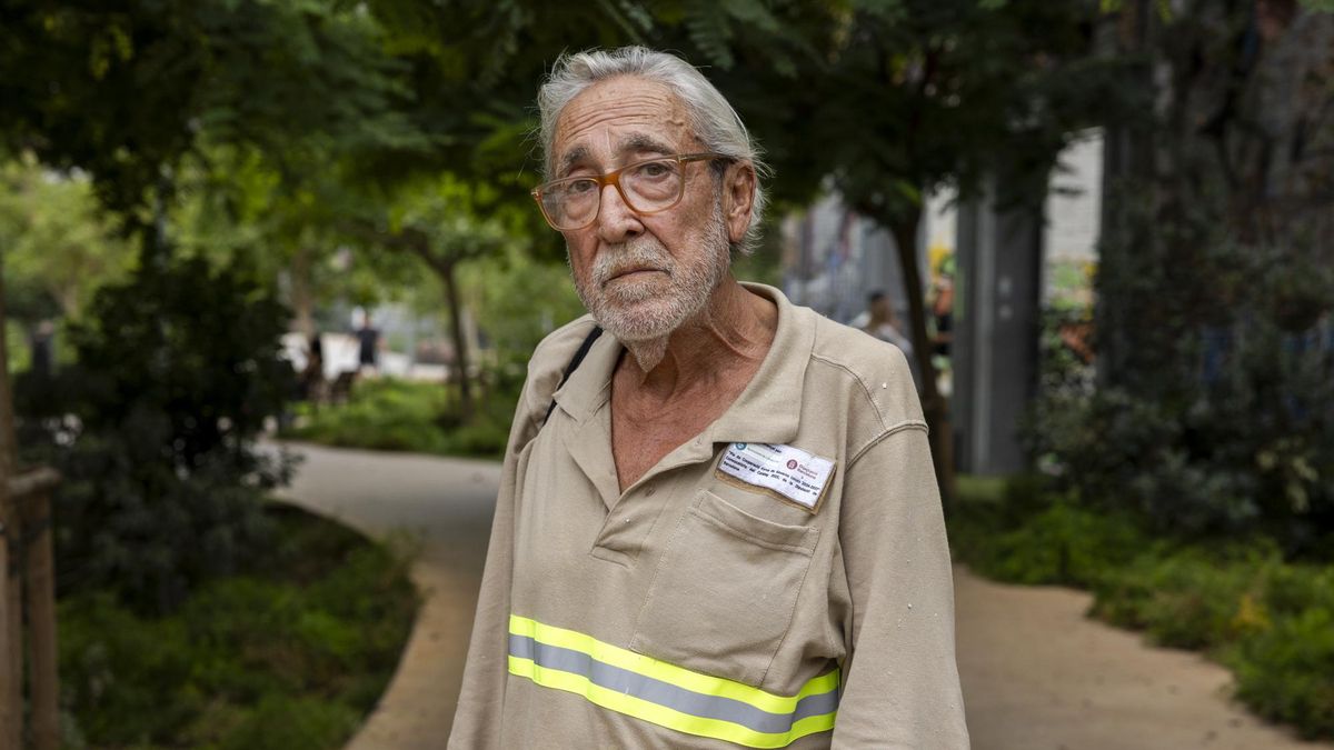 Jesús Ordax, retratado en el parque de Can Batlló, en Barcelona.