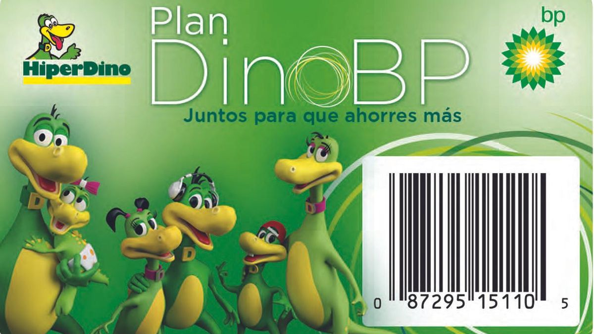 Tarjeta Plan Dino BP.