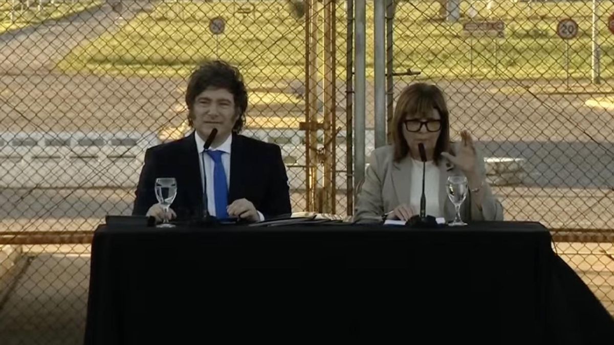 Milei y Bullrich presentaron las reformas al código penal