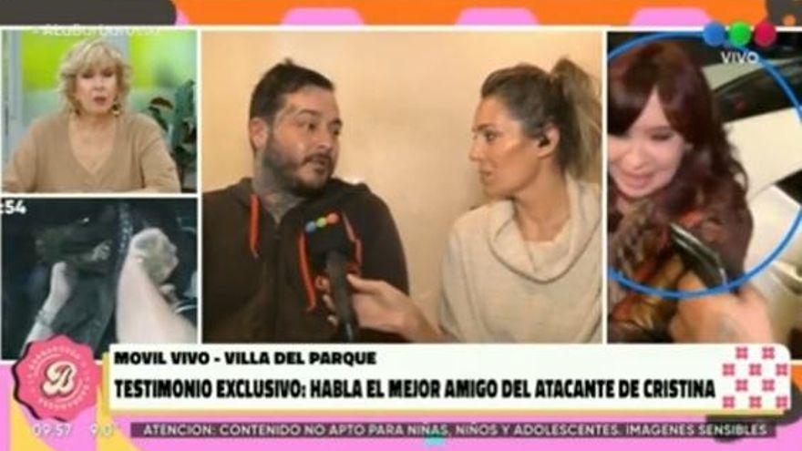"Su intención original era matarla", contó un amigo del detenido por el ataque a Cristina Kirchner