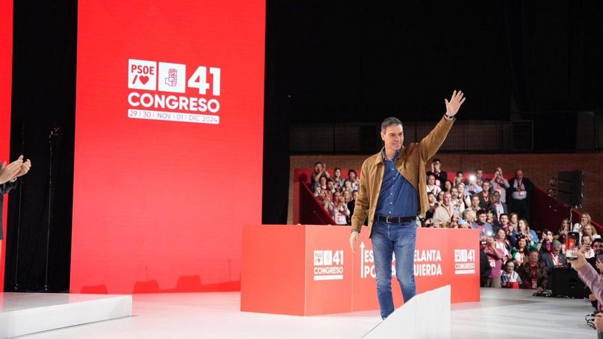 El presidente del Gobierno y secretario general del PSOE, Pedro Sánchez, a su entrada del 41º Congreso del PSOE.