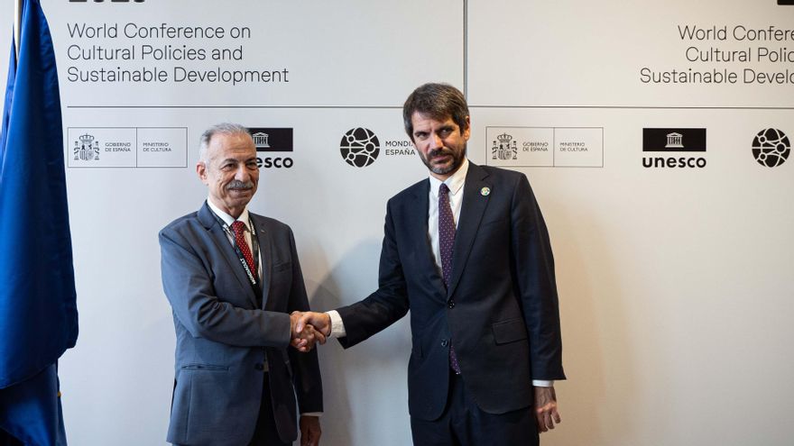 Reunión bilateral con Husni Abdel Wahed (Palestina)