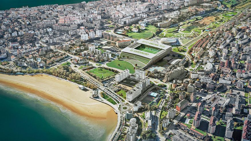 Vacío institucional a la presentación del proyecto del Racing para la renovación de El Sardinero