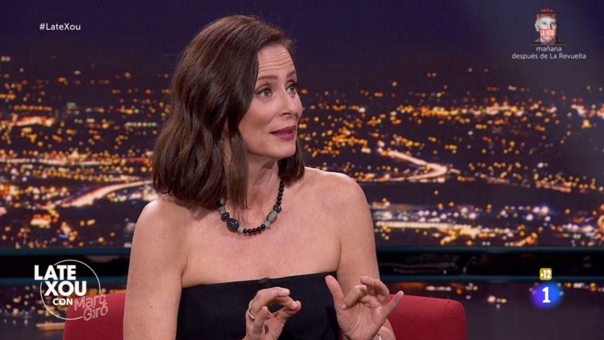 Aitana Sánchez-Gijón bromeó en 'Late Xou' con un mensaje a los jefes de Netflix por 'Respira': "Vamos a revisar esto"