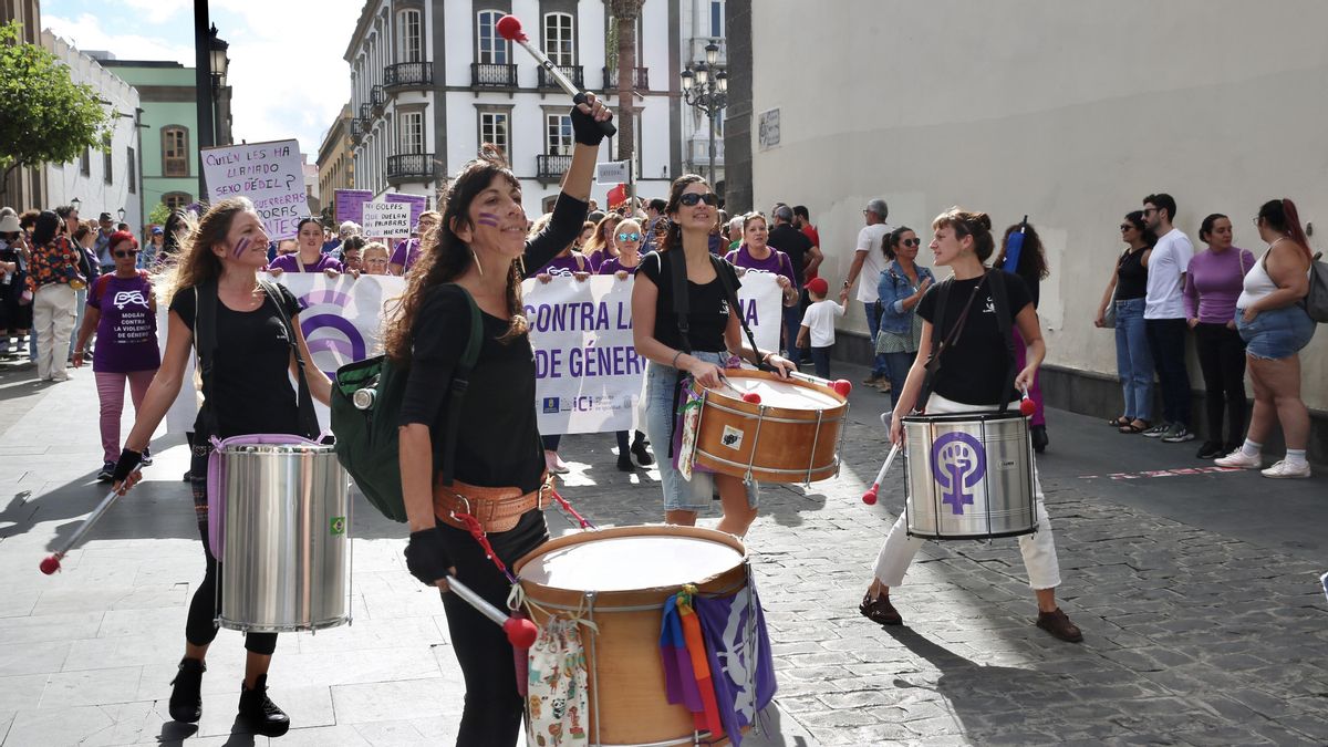 Guía con las horas y lugares de las manifestaciones de este 25N en Canarias: "Contra las violencias machistas, ¡haz tu parte!"