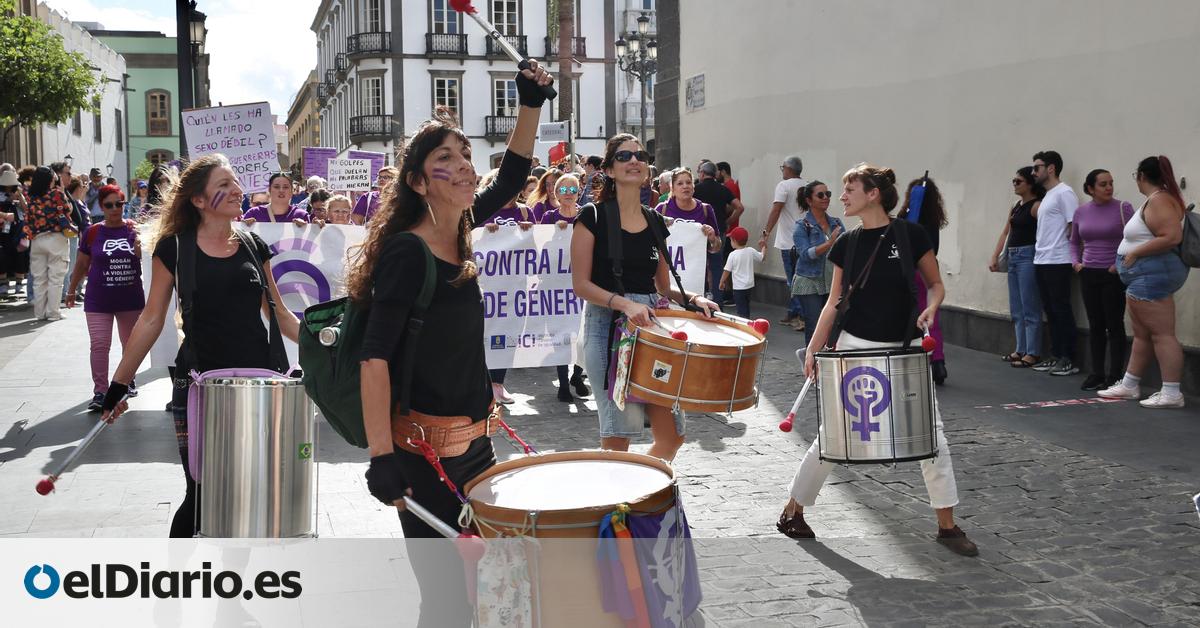 Guía con las horas y lugares de las manifestaciones de este 25N en Canarias:  Contra las violencias machistas, ¡haz tu parte! 