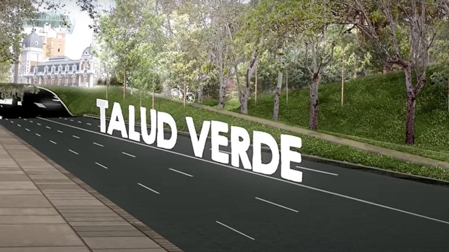 Imagen del vídeo promocional del proyecto ganador de Plaza España en la Cuesta de San Vicente