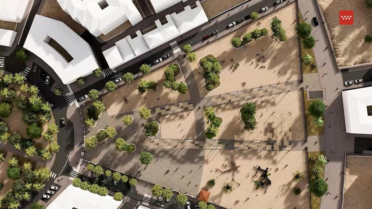 Infografía de la reapertura de la línea 7B de Metro difundida por la Comunidad de Madrid