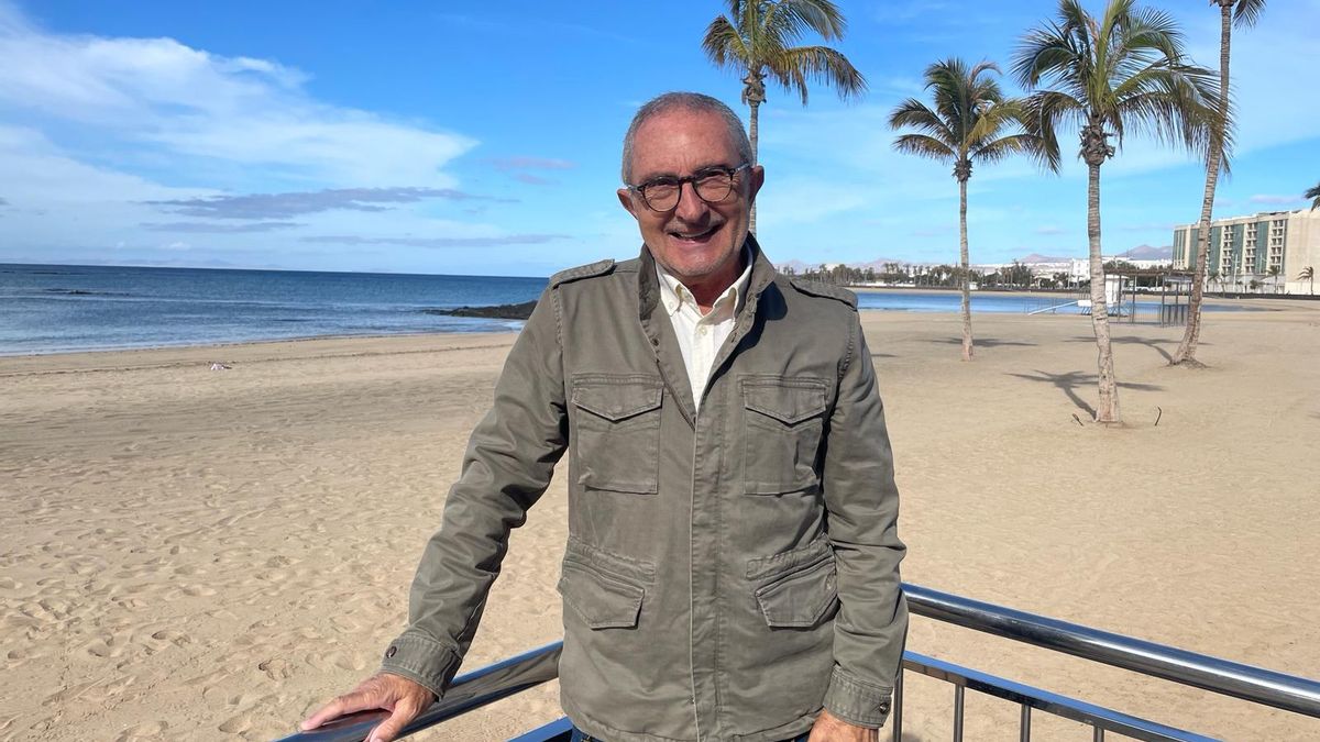 José Manuel Pose, en Arrecife.