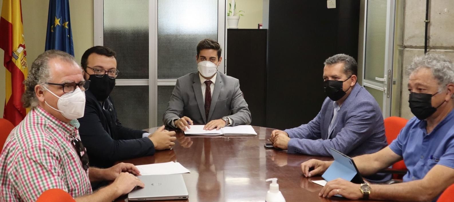 Un momento de la reunión.