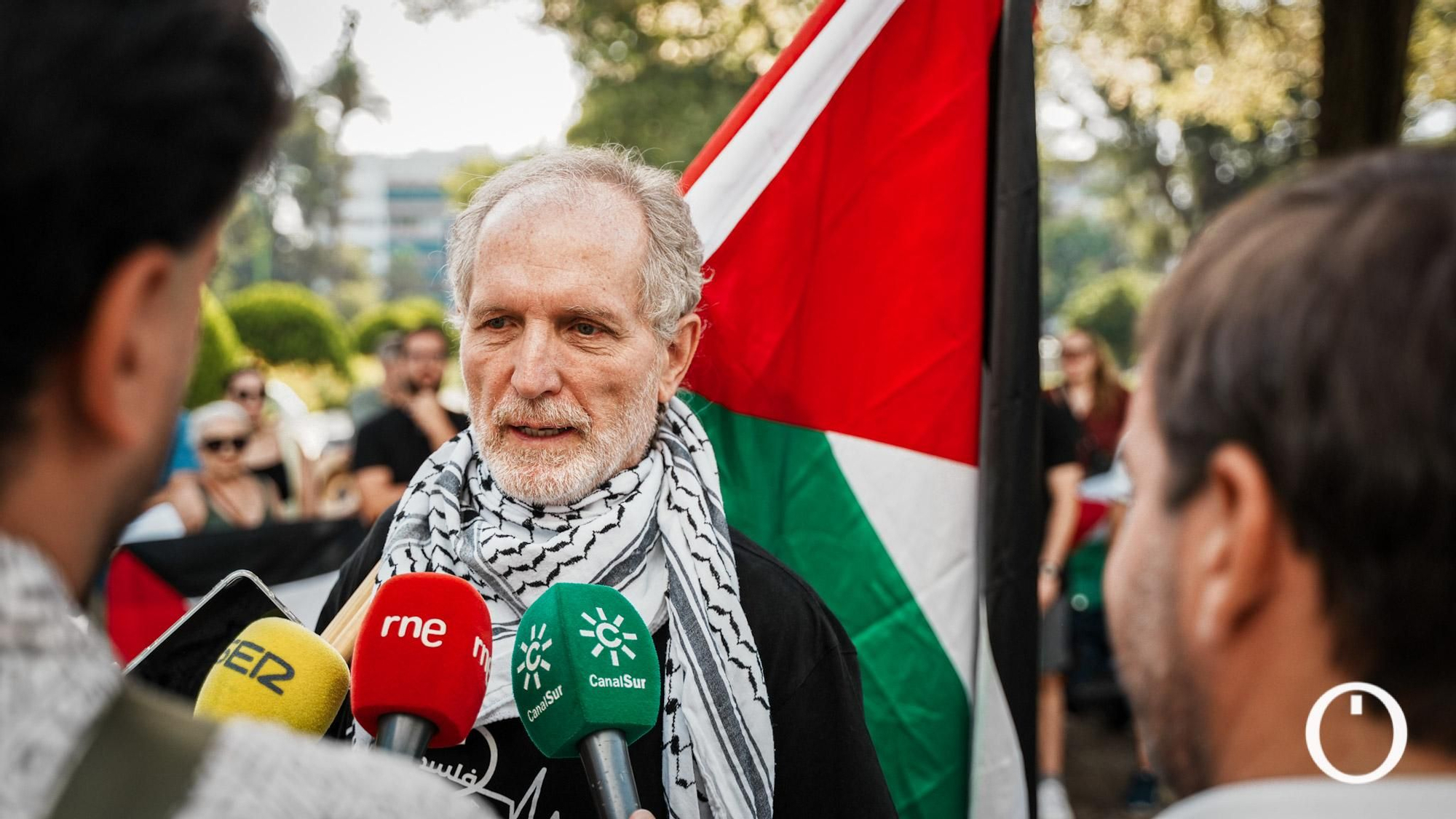 Concentración contra el genocidio en Palestina