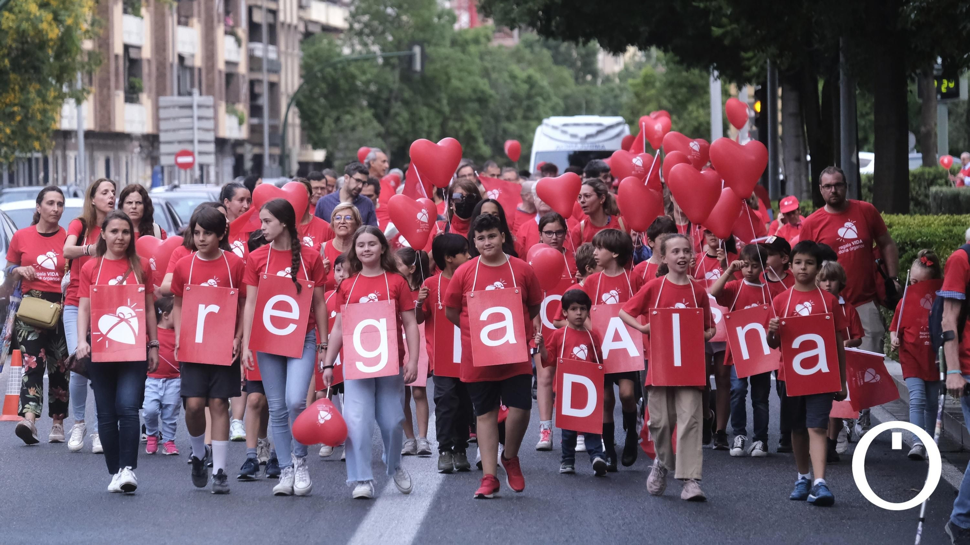Marcha por la Donación de órganos.