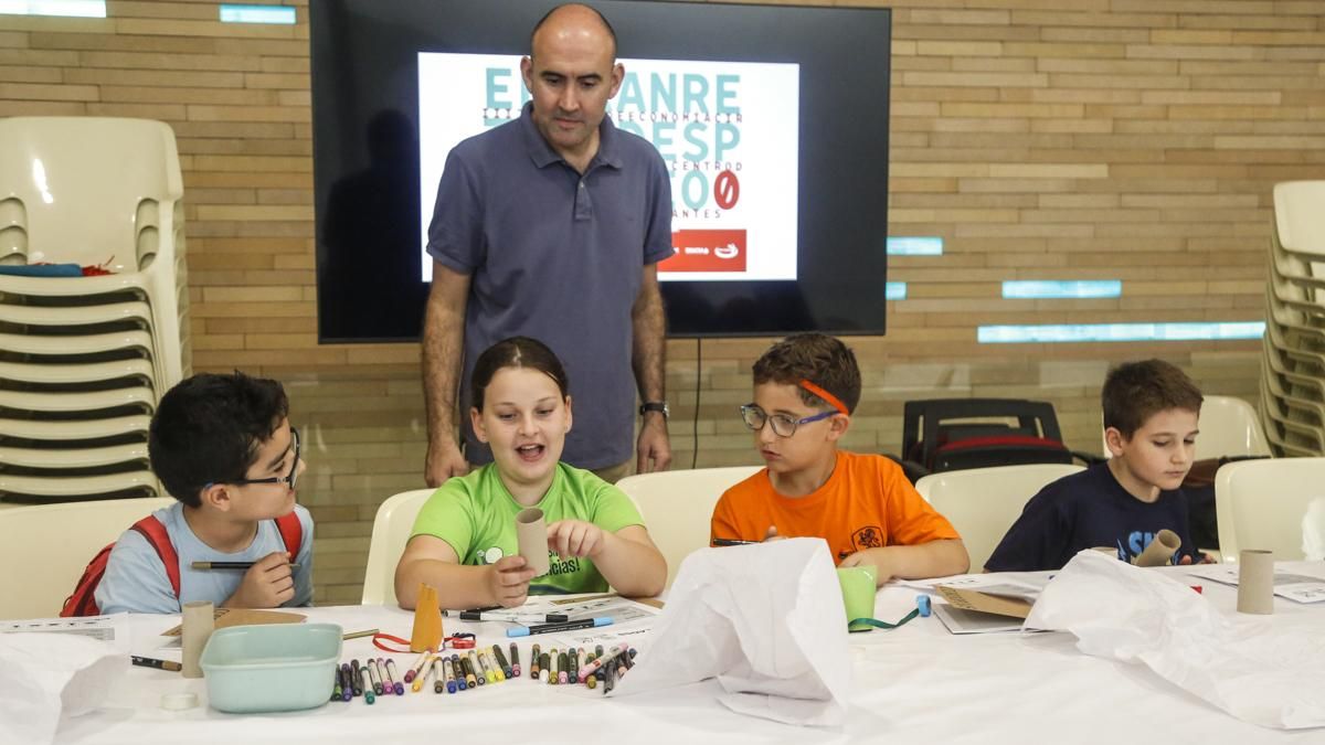Taller infantil de las III Jornadas de Economía Circular. El gran reto del desperdicio cero.