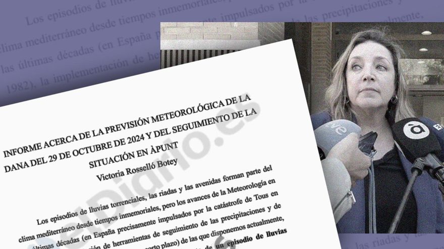El informe pericial de la meteoróloga de À Punt a la jueza de la dana: "Había tiempo suficiente para alertar a la población"