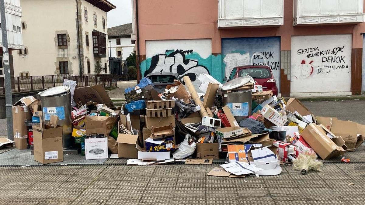 Papel y cartón sin recoger